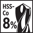 HSS-Co 8% sveder